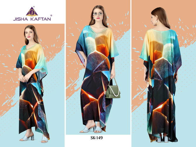 Jelite Silk Kaftan Vol 7 Fancy Printed Kaftan Catalog
